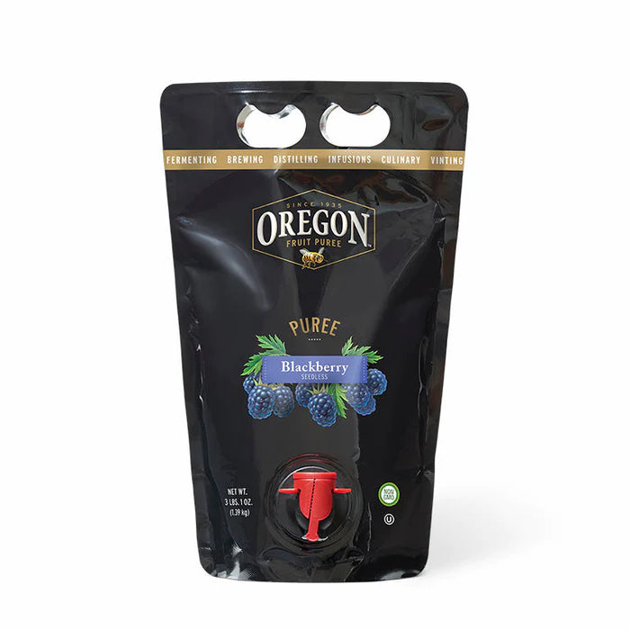 Oregon Fruit Puree Blackberry 49oz Pouch