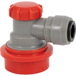 Quick Disconnect Gas In 8mm Push-In Fitting