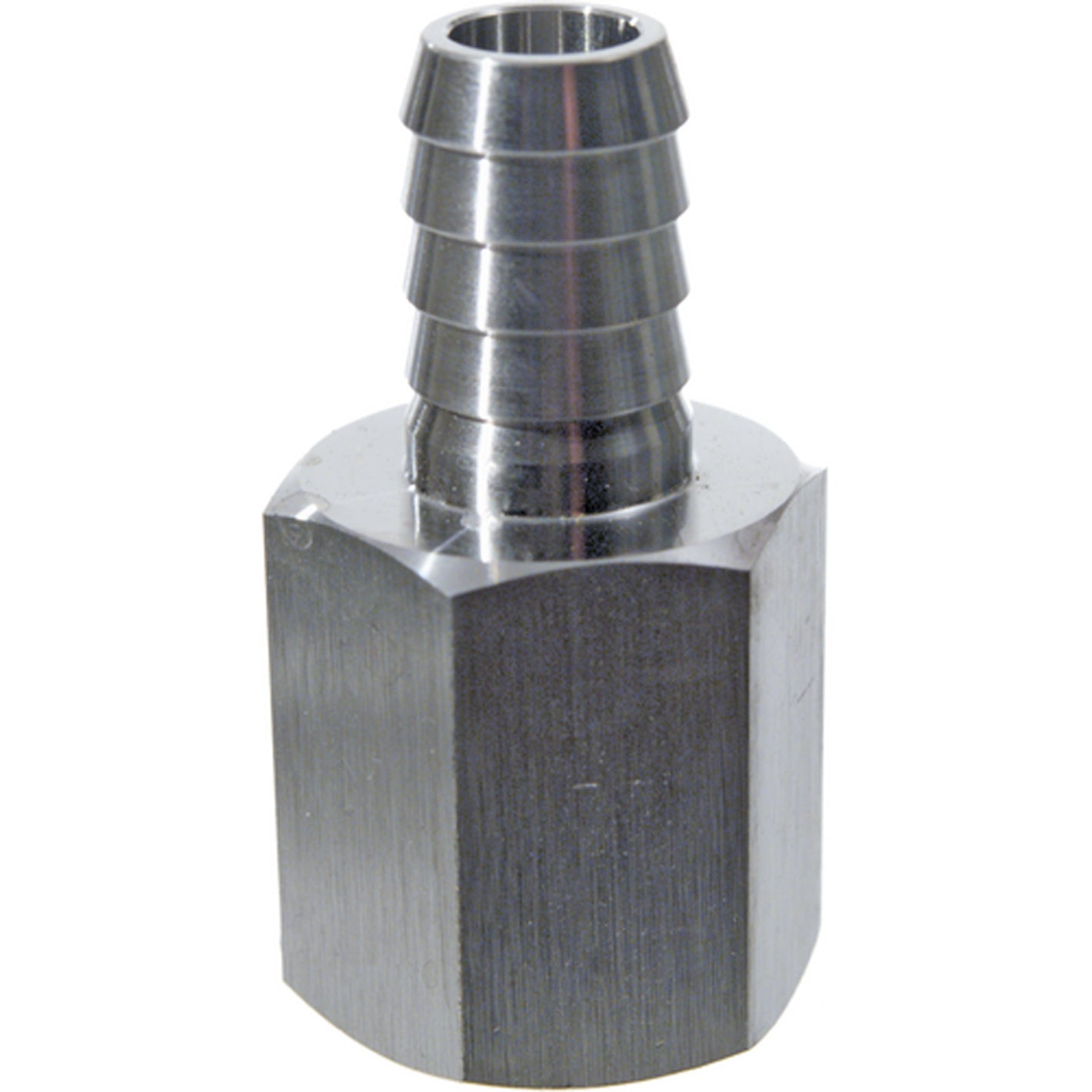 Stainless - 1/2 in. FPT x 1/2 in. Barb