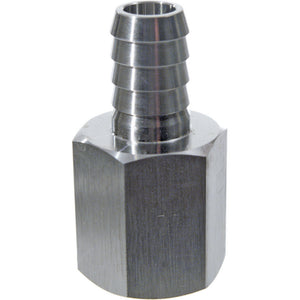 Stainless - 1/2 in. FPT x 1/2 in. Barb