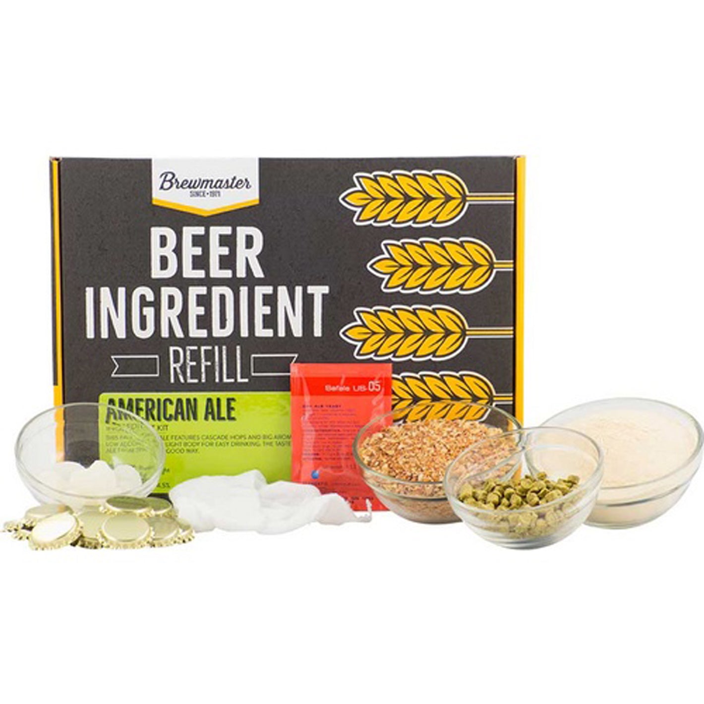 American Ale Beer Brewing Kit (1 gallon)