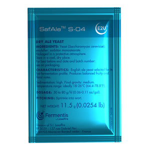 Safale S-04 English Ale Yeast - Fermentis