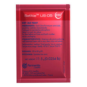 Safale US-05 Dry Ale Yeast - Fermentis