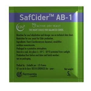 Safcider AB-1 Dry Yeast - Fermentis