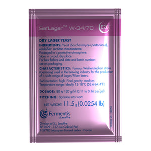 Saflager W-34/70 Bohemian Lager Yeast - Fermentis
