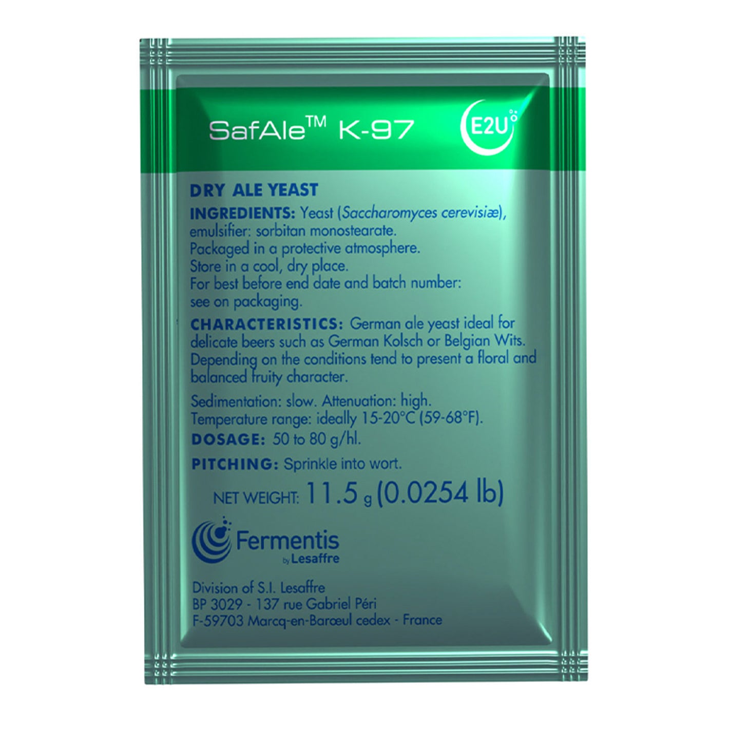 Safale K97 German Ale Yeast - Fermentis