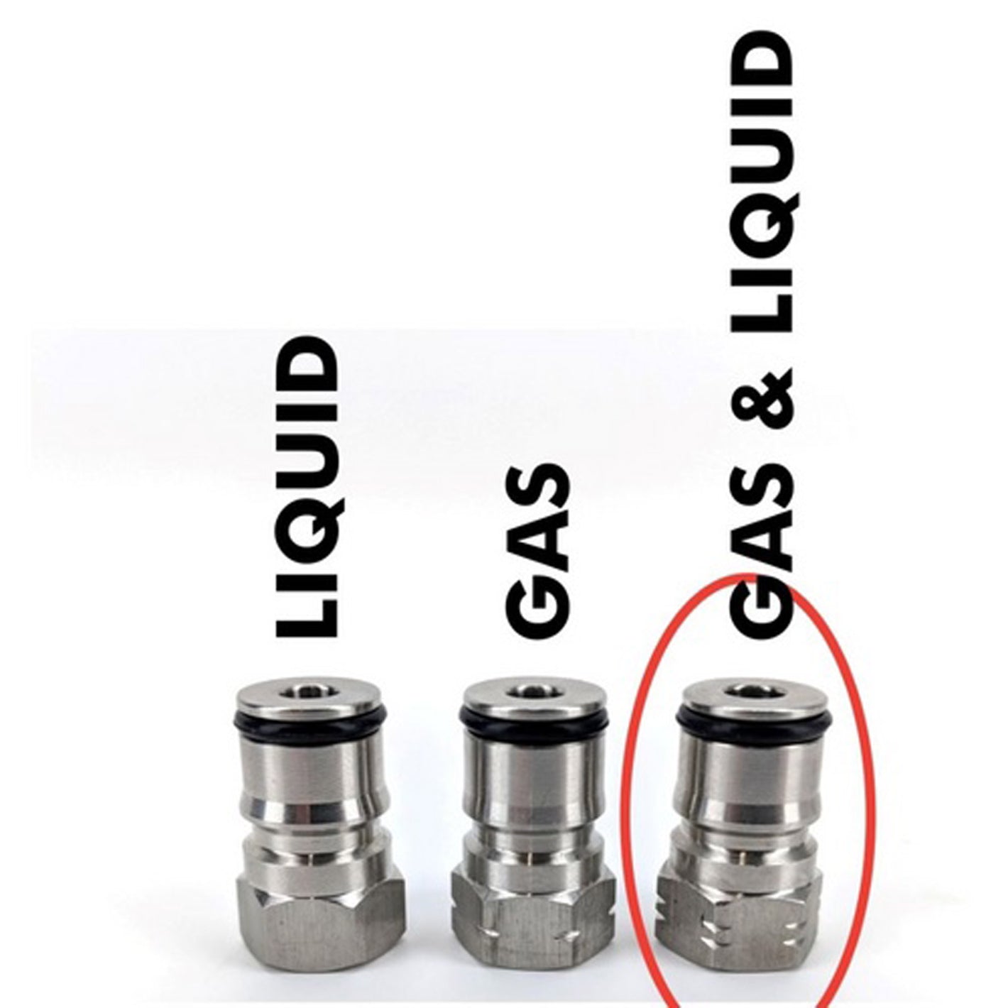 Universal Body Connect for Gas and Bev - Ball Lock