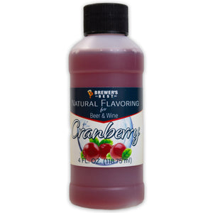 Brewers Best Natural Flavoring- Cranberry 4 floz
