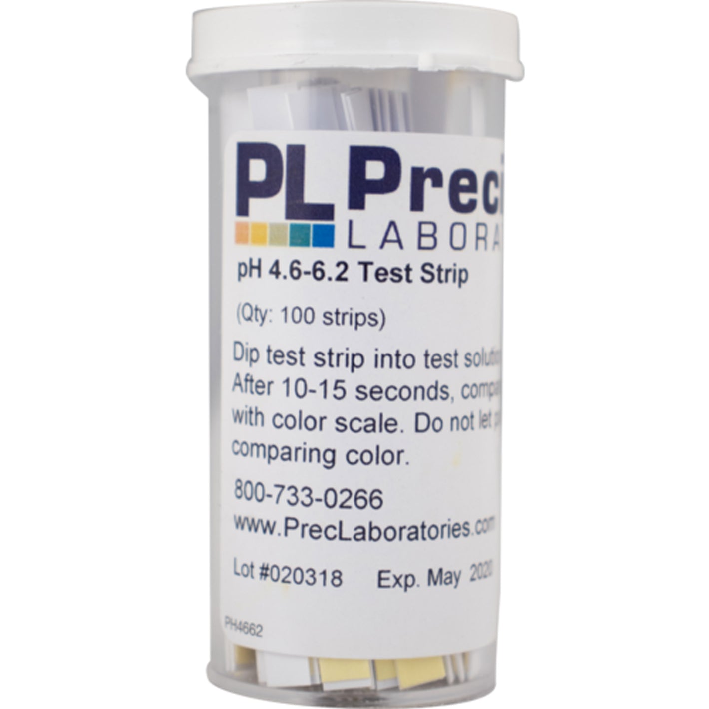 pH Paper - 4.6 to 6.2 (100 Strips)(Beer)