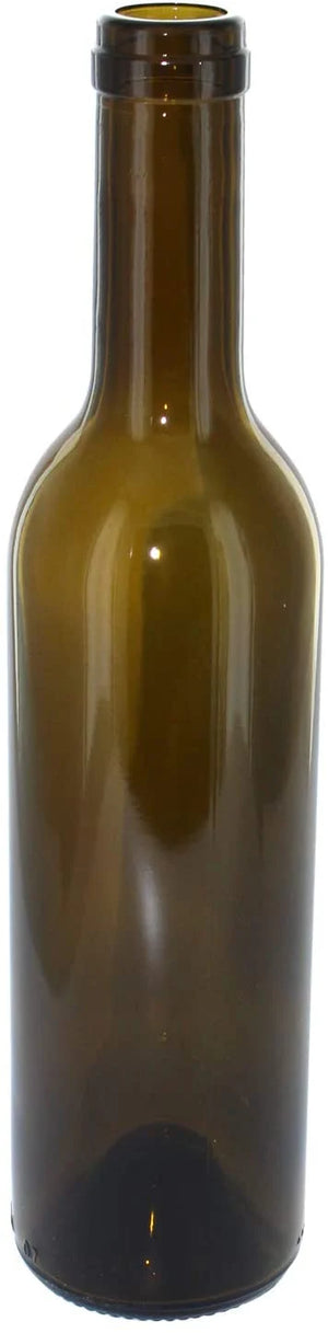 Farro Glass | Premium Wine Bottles | Bordeaux | Antique Green | 375mL | Case of 12