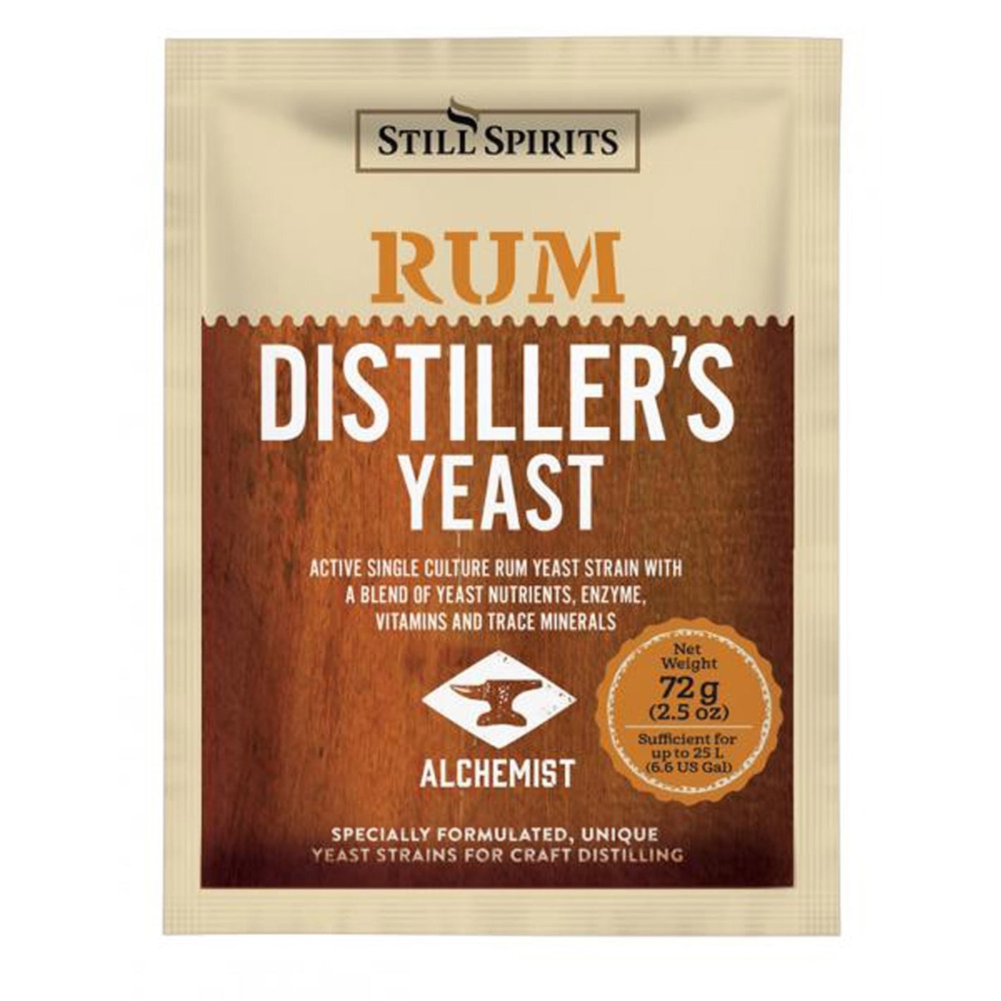 SS Distiller's Yeast Rum with AG 72g