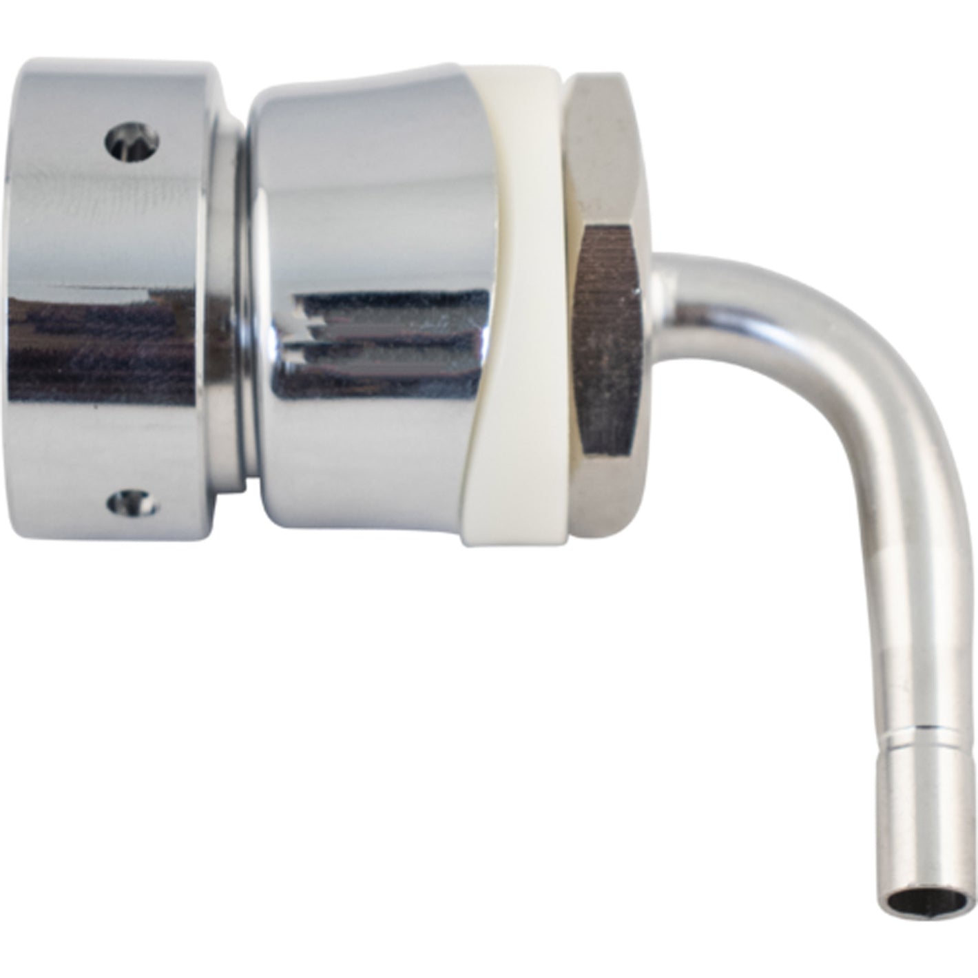 Beer Faucet Shank | Tower Shank | Stainless | Duotight Compatible Barb | Intertap | NukaTap