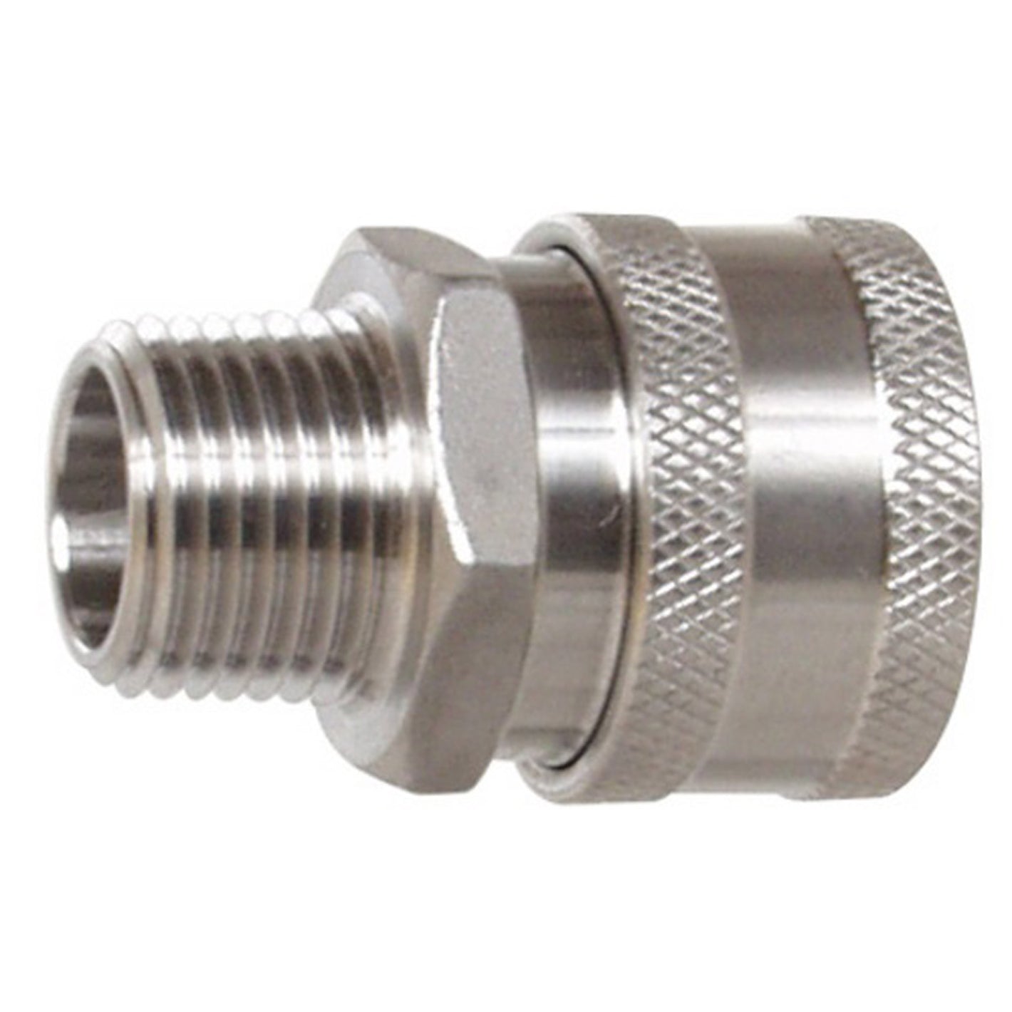 Stainless Steel Quick Disconnect (QD) - Female QD x 1/2 in. MPT