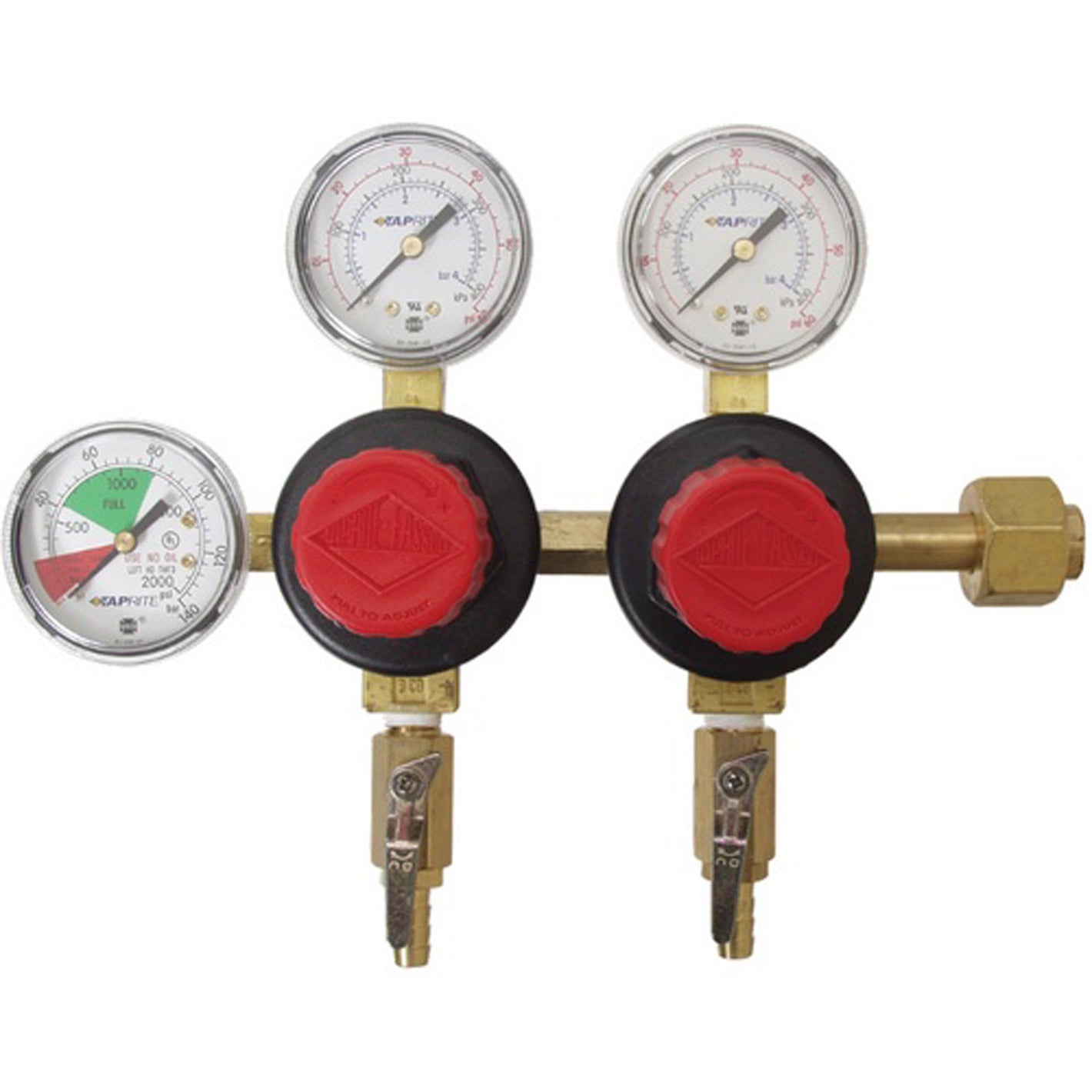 Taprite CO2 Regulator Three Gauge