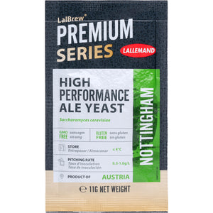 Lallemand LalBrew® Nottingham High Performance Ale Yeast 11g