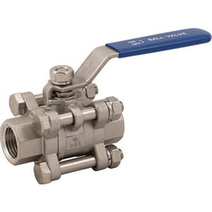 Stainless Ball Valve - 1/2" - 3 Piece