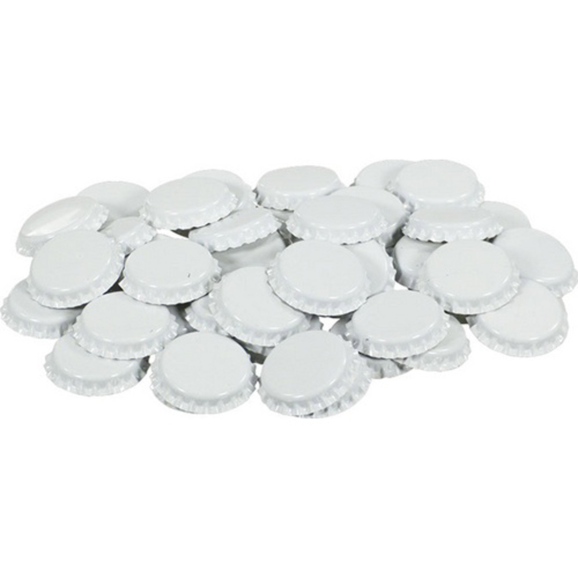 O2 Cell White Cap 26mm White Oxygen Absorbing Bottle Caps 50 Pack