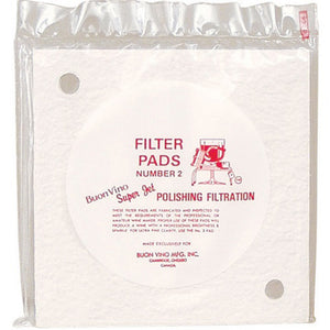 Super Jet Filter Pads - 2.0 Micron (#2) - Pack of 3
