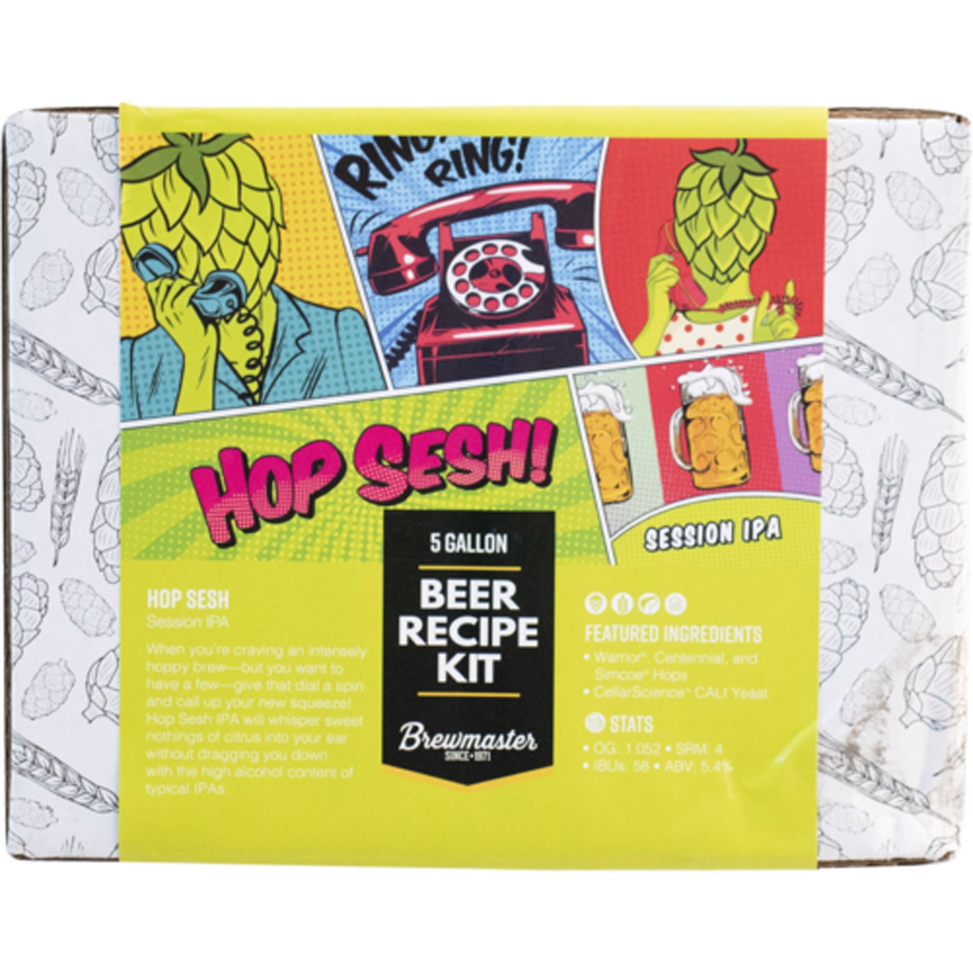 Hop Sesh Session IPA - Brewmaster Extract Beer Brewing Kit