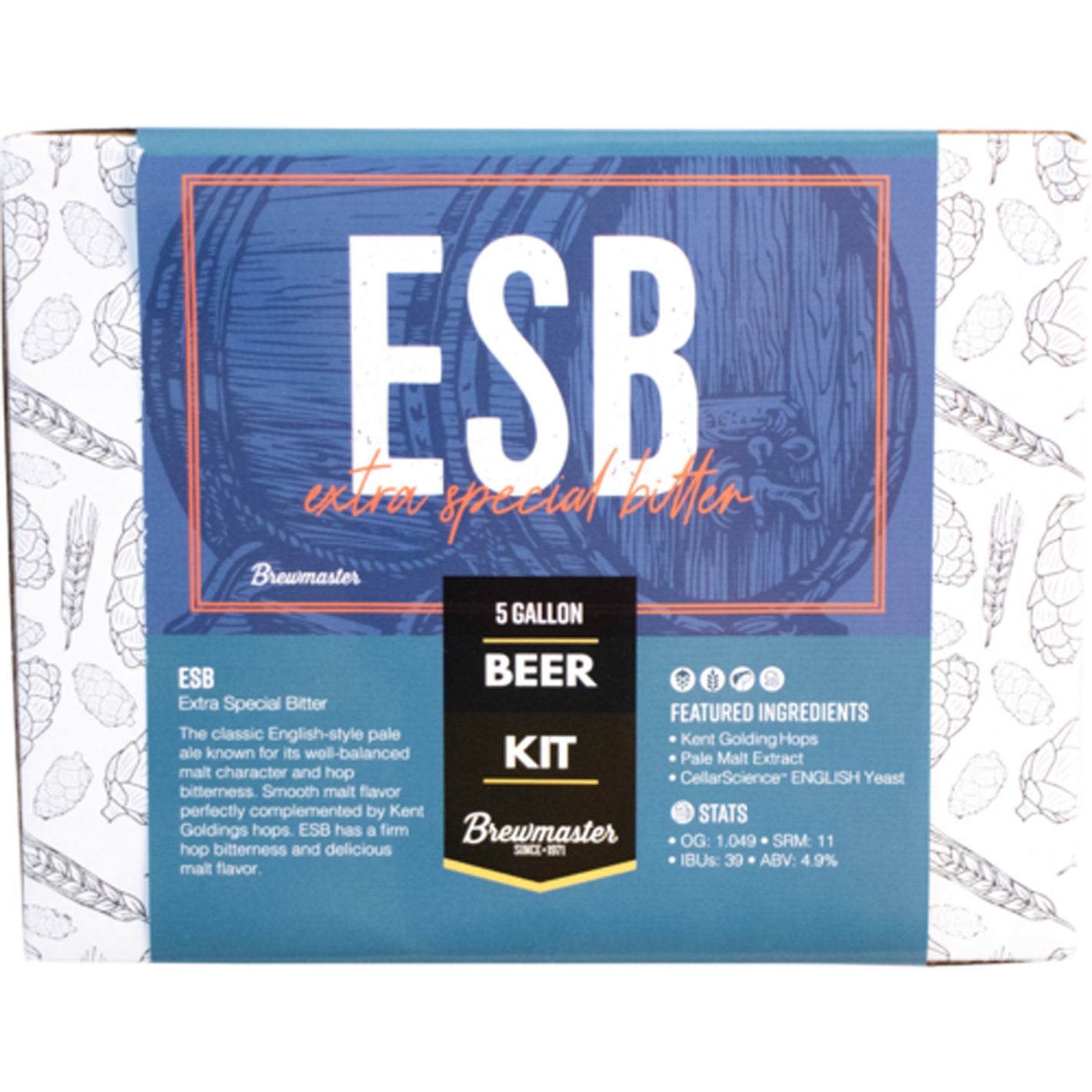 ESB Extra Special Bitter - Brewmaster Extract Beer Brewing Kit