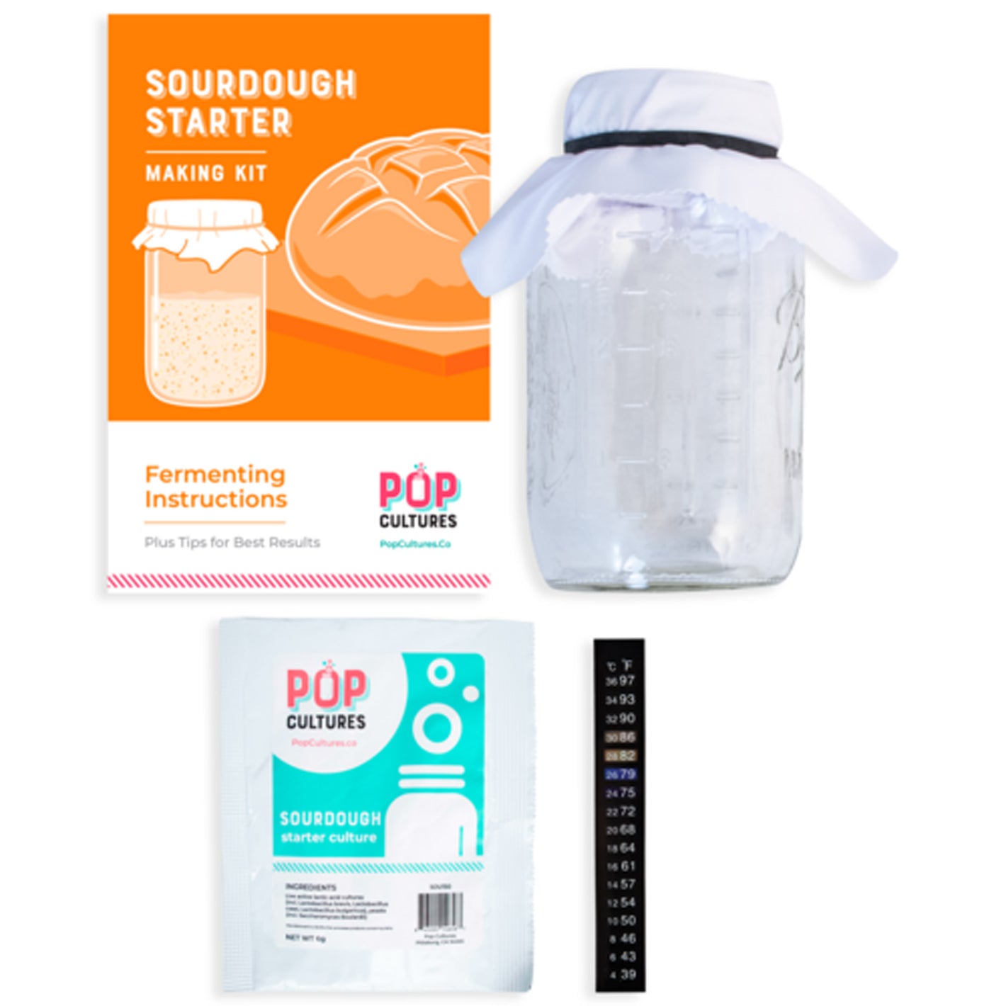 Pop Cultures Sourdough Starter Kit