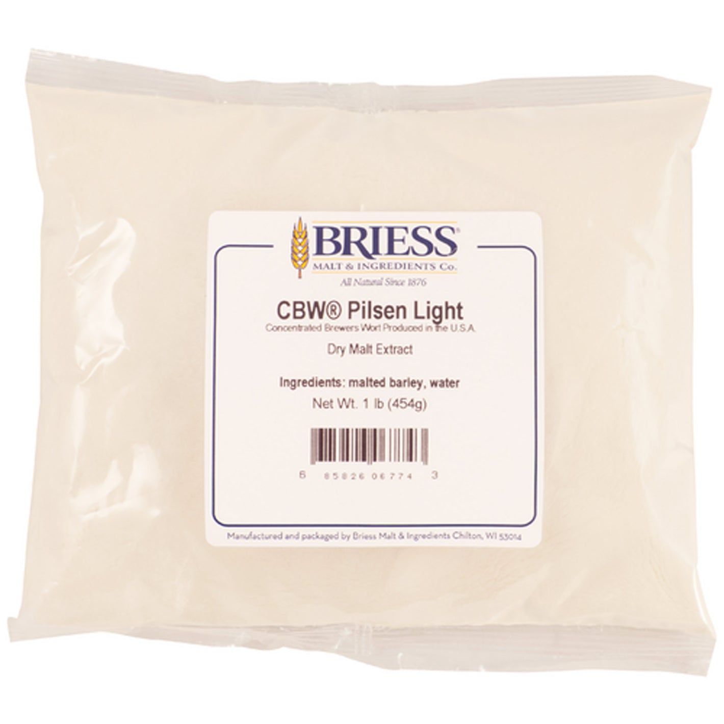 Dried Malt Extract (DME) - Pilsen Light 1 Lb