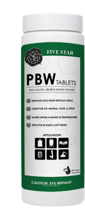 Five Star PBW Tablets - 10 g .40 tablets