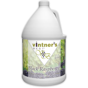 VINTNER'S BEST BLACK RASPBERRY FRUIT WINE BASE 128 OZ (1 GAL)