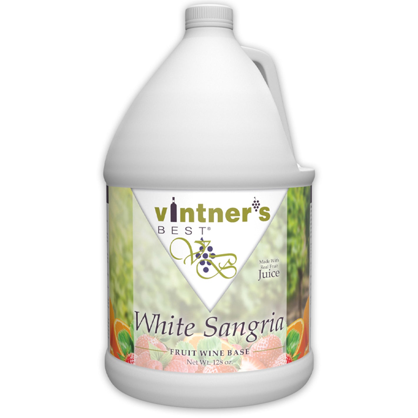 VINTNER'S BEST WHITE SANGRIA FRUIT WINE BASE 128 oz (1 GAL)