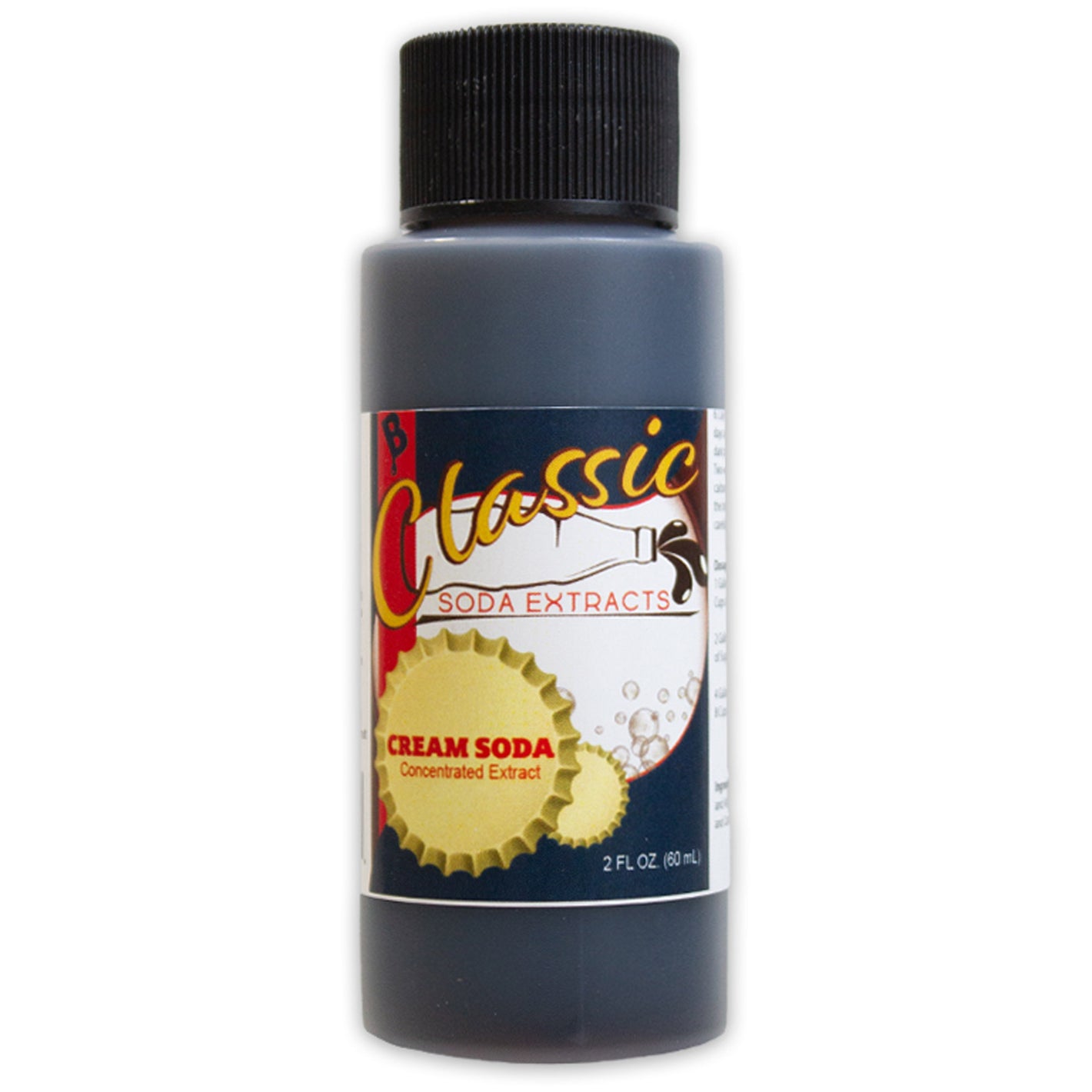 Classic Soda Extracts- Cream Soda 2oz