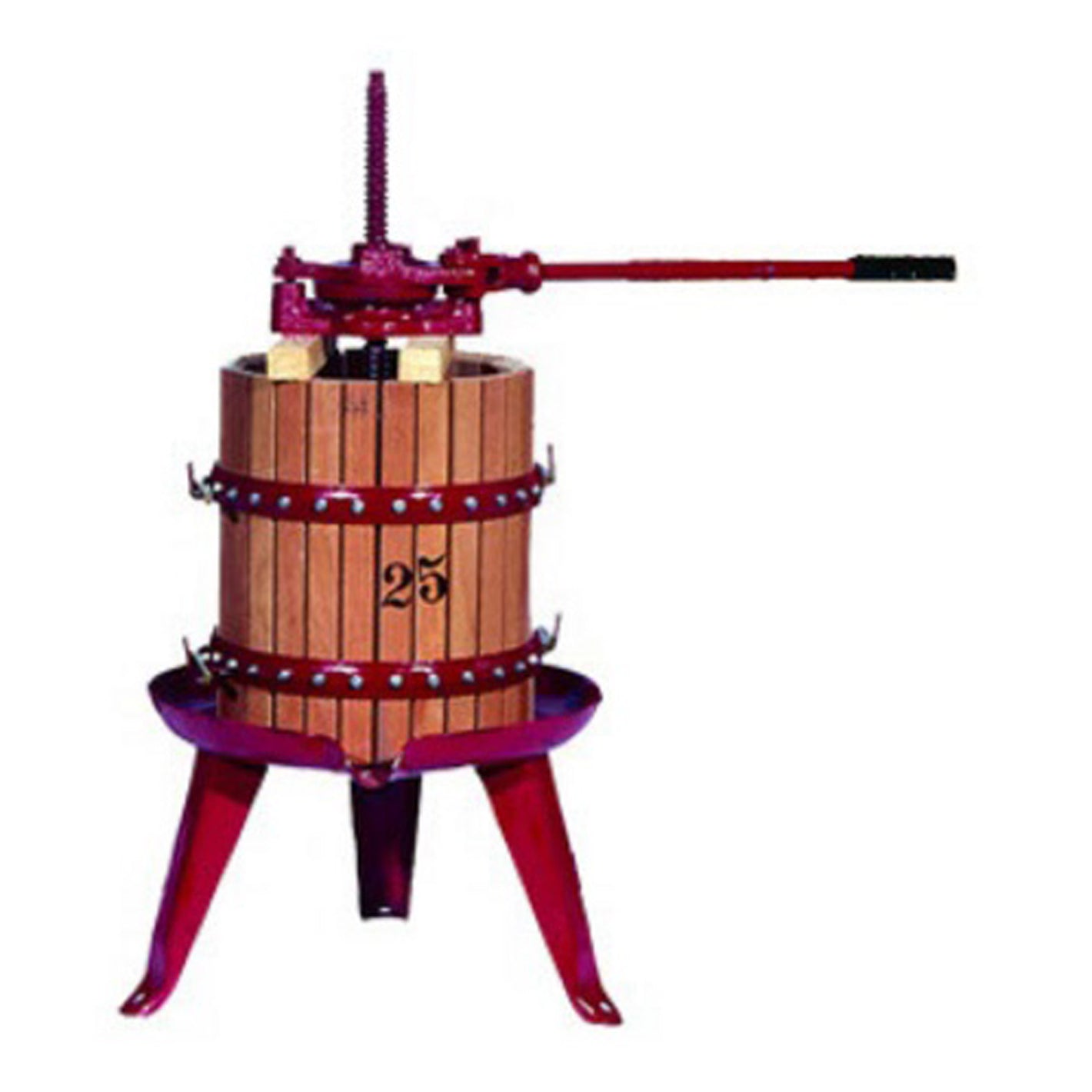 Marchisio Fruit Press | Wine Press | Ratcheting Basket Press | #25