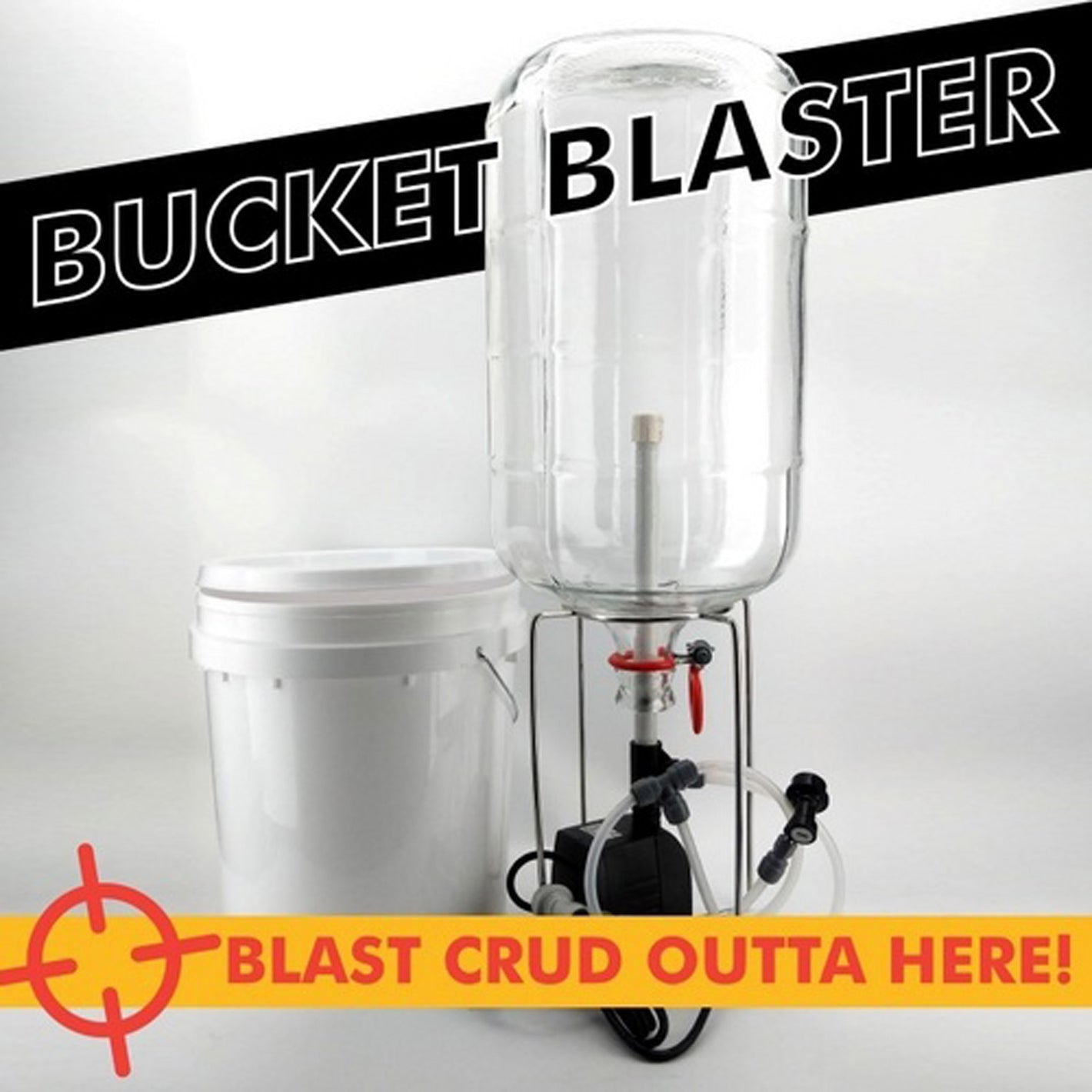 Bucket Blaster- Keg and Carboy Washer