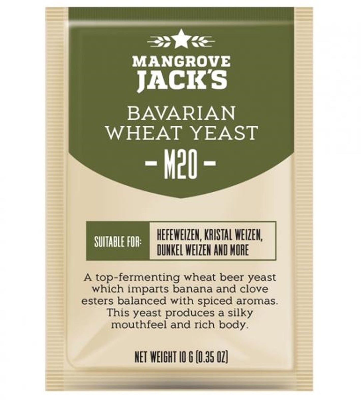 Mangrove Jack's Craft Series Yeast M20 Bavarian Wheat 10g
