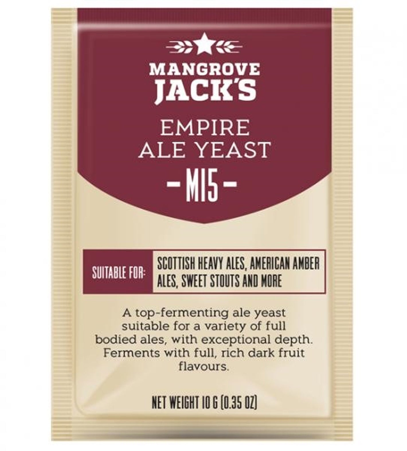 Mangrove Jack's Craft Series Yeast M15 Empire Ale 10g
