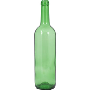 Farro Glass | Premium Wine Bottles | Bordeaux | Champagne Green | 750mL | Case of 12