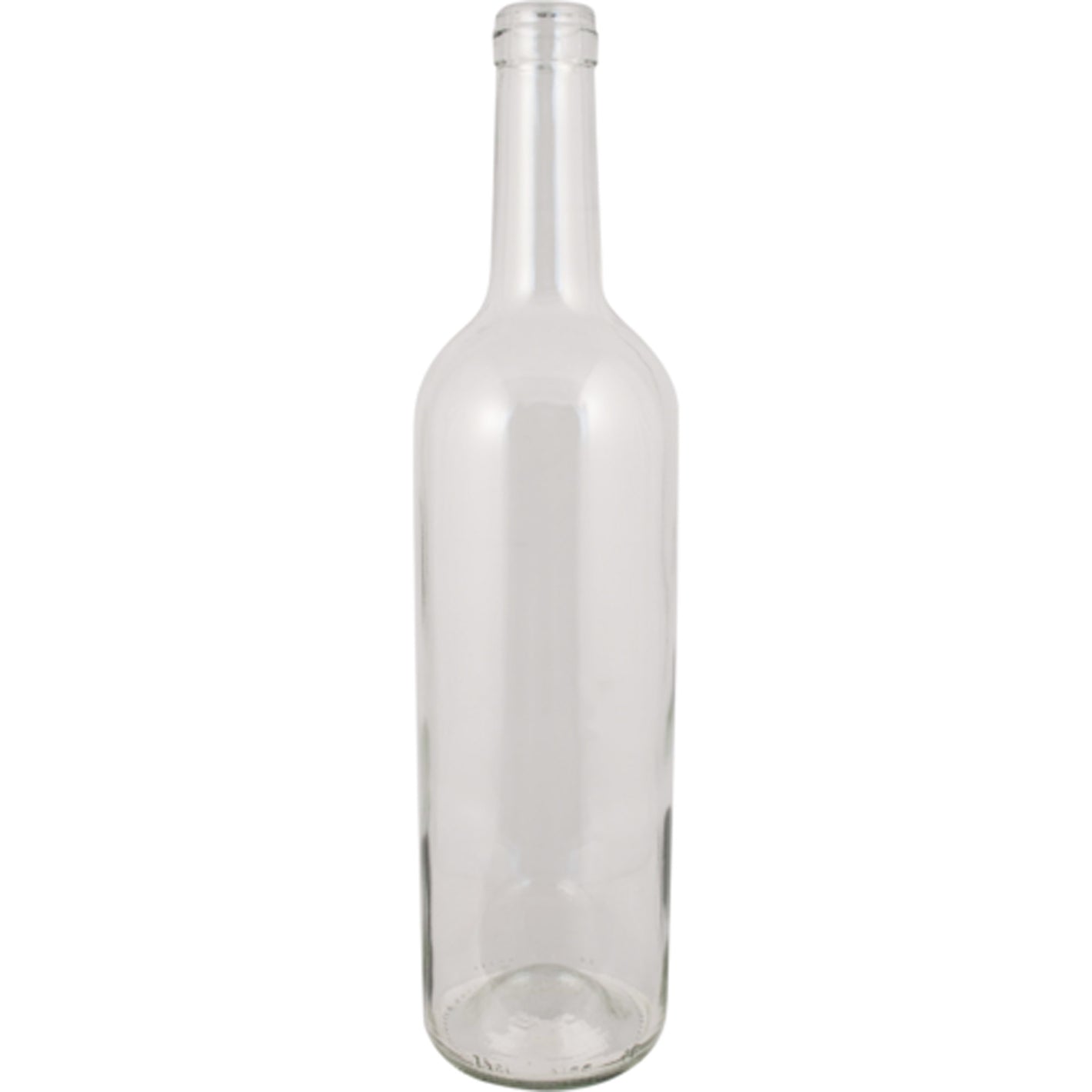 750 mL Clear Bordeaux Wine Bottles - Case of 12