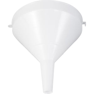 Plastic Funnel | White | 25 cm | 10 in.