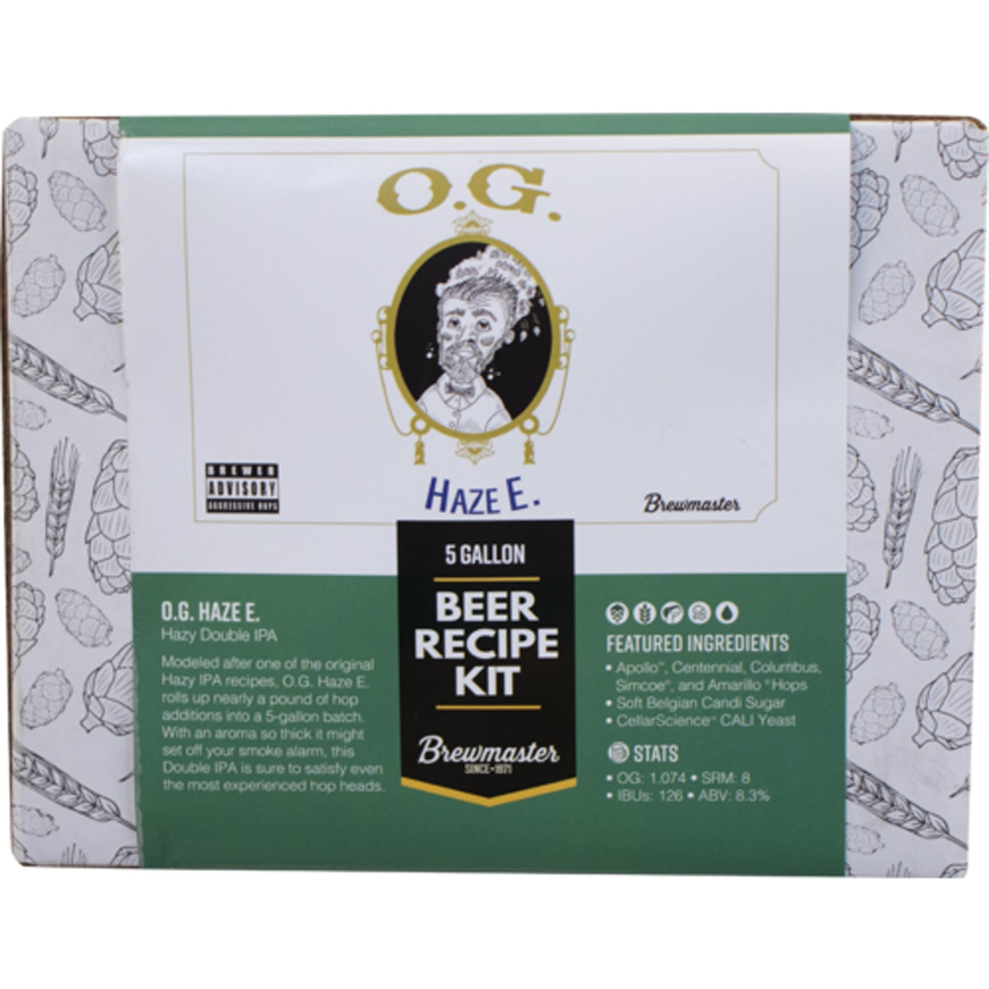 O.G. Haze E. Hazy Double IPA - Kit