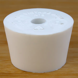 Rubber Stopper - #8 With Hole