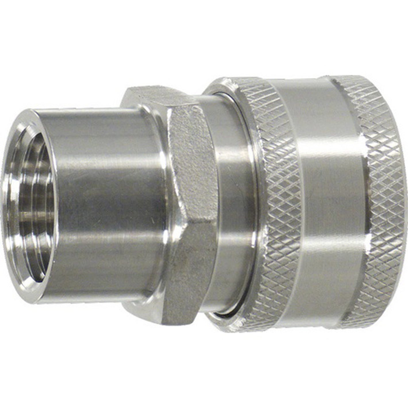 Stainless Steel Quick Disconnect (QD) - Female QD x 1/2 in. FPT