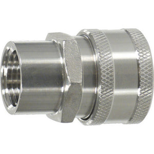 Stainless Steel Quick Disconnect (QD) - Female QD x 1/2 in. FPT