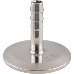 Stainless - 1.5" TC x 3/8" Barb