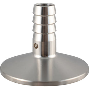Stainless - 1.5" TC x 1/2" Barb
