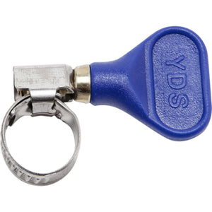 S/SThumb Screw Clamp w/ - 1/2" (8-12 mm) - Blue