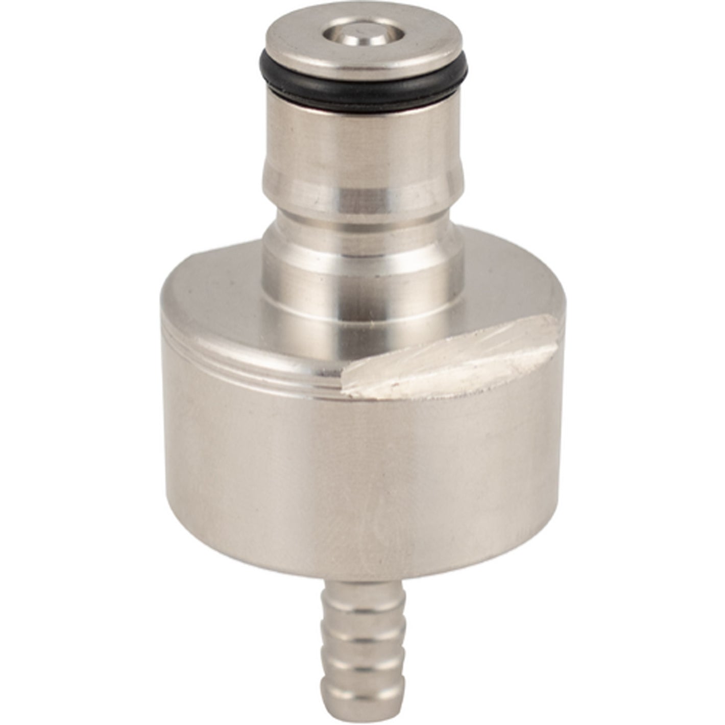Carbonation and Line Cleaning Ball Lock Quick Disconnect (QD) Cap - Stainless