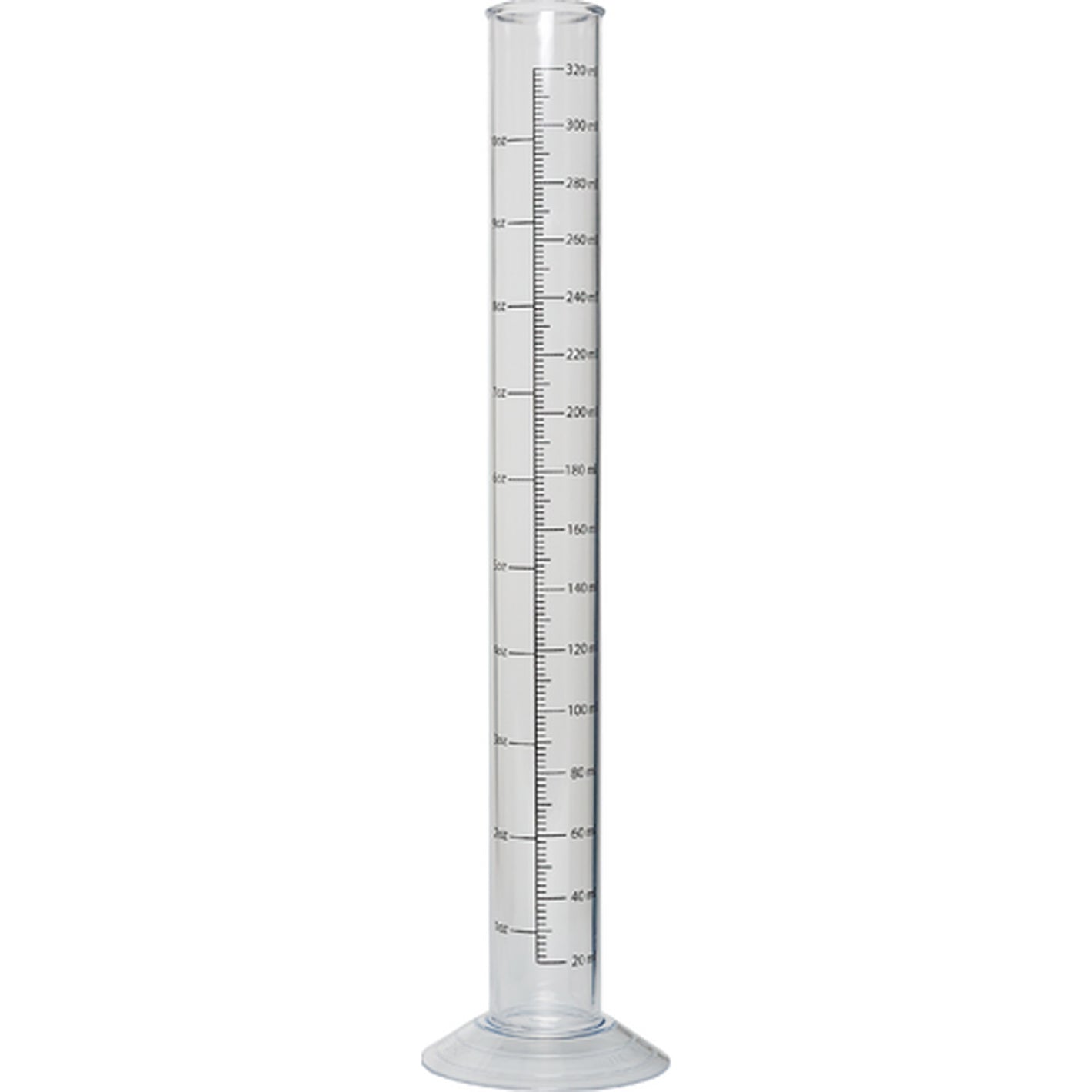 14" Glass Hydrometer Test Jar w/ Safety Bumper