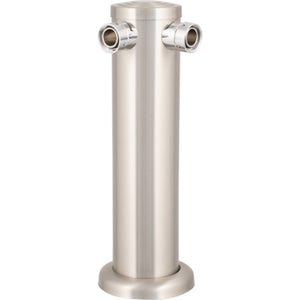 KOMOS® Two Tap Brushed Stainless Draft Tower Kit
