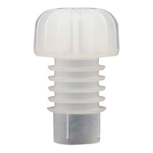 Champagne Stoppers - White Plastic pack 25